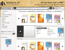 Tablet Screenshot of booksrup.com